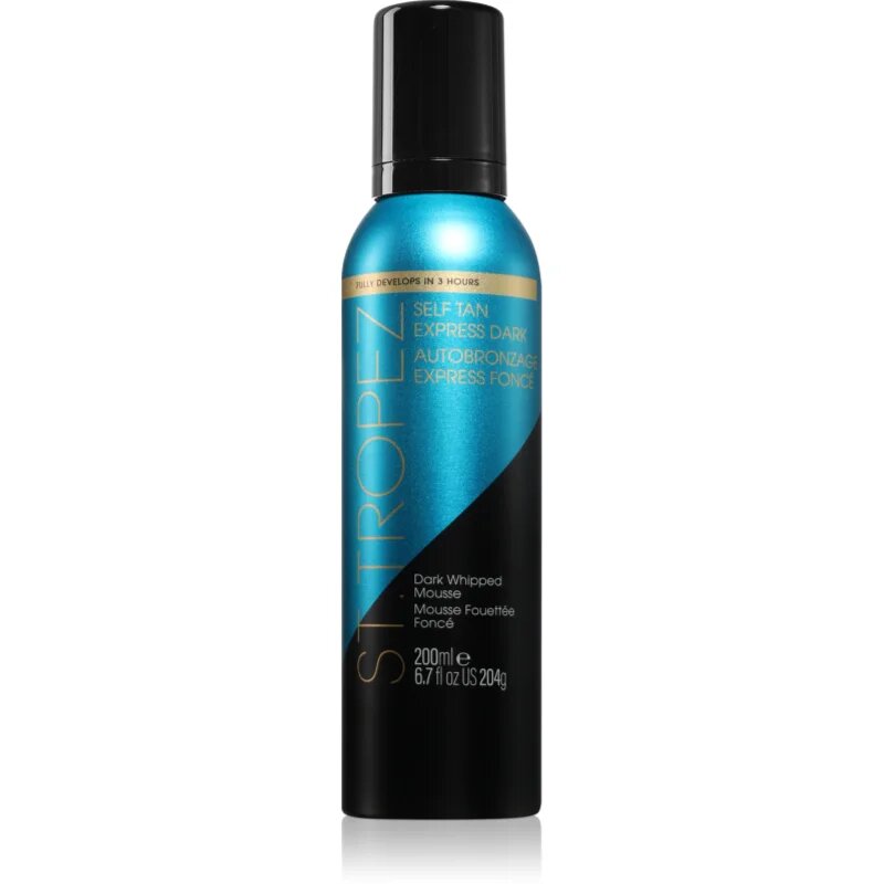 St.Tropez Self Tan Express Dark Whipped Mousse hitro sušeča samporjavitvena pena 200 ml