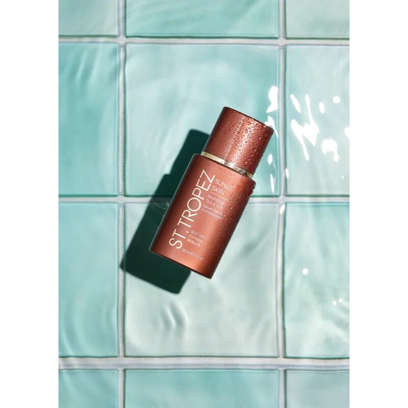 St.Tropez Sunlit Skin Bronzing Tint + Tan tonirana samoporjavitvena krema za obraz 1 kos