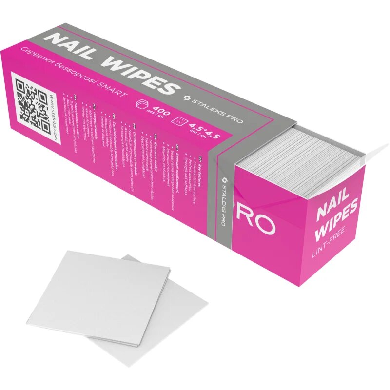 Staleks Expert Nail Wipes brisače za odstranjevanje gel in akril nohtov 400 kos