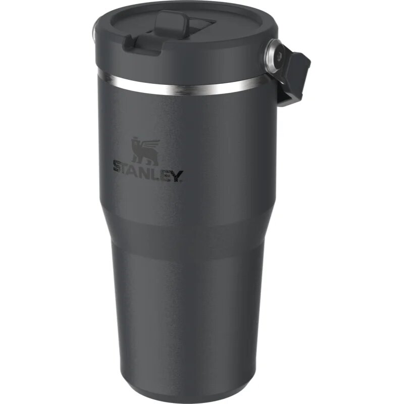 Stanley IceFlow™ Flip Straw Tumbler steklenica za vodo iz nerjavnega jekla Black 2.0 590 ml