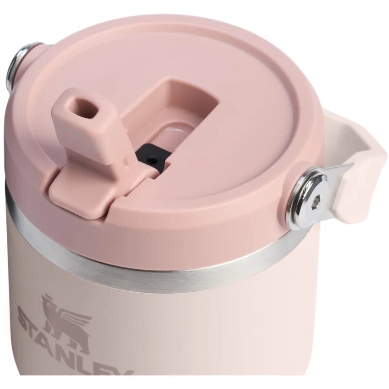 Stanley IceFlow™ Flip Straw Tumbler steklenica za vodo iz nerjavnega jekla Rose Quartz 600 ml