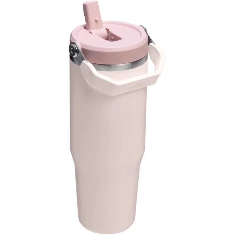 Stanley IceFlow™ Flip Straw Tumbler steklenica za vodo iz nerjavnega jekla Rose Quartz 890 ml