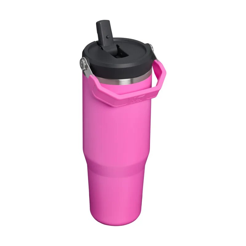 Stanley Quencher H2.O FlowState™ Tumbler lonček iz nerjavečega jekla s slamico srednja Hot Pink 1 kos