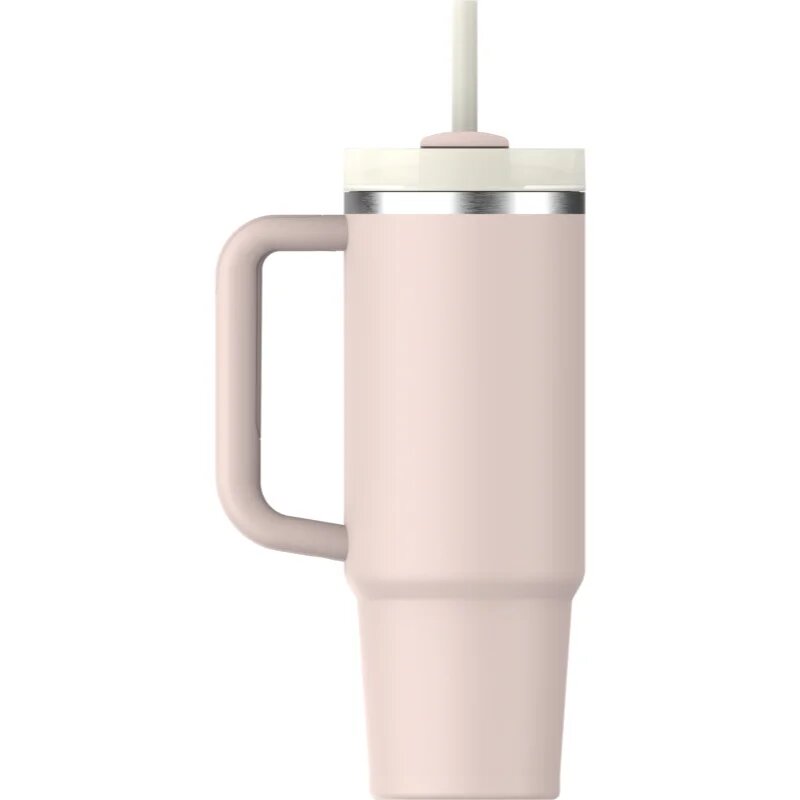Stanley Quencher H2.O FlowState™ Tumbler lonček iz nerjavečega jekla s slamico srednja Rose Quartz 2.0 1 kos