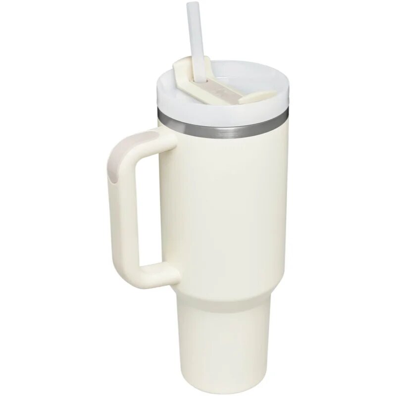 Stanley Quencher H2.O FlowState™ Tumbler lonček iz nerjavečega jekla s slamico velik Cream Tonal 1 kos