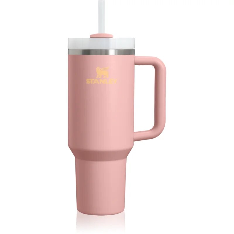 Stanley Quencher H2.O FlowState™ Tumbler lonček iz nerjavečega jekla s slamico velik Peach Rose 1 kos