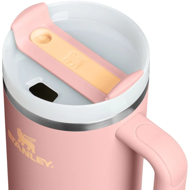 Stanley Quencher H2.O FlowState™ Tumbler lonček iz nerjavečega jekla s slamico velik Peach Rose 1 kos