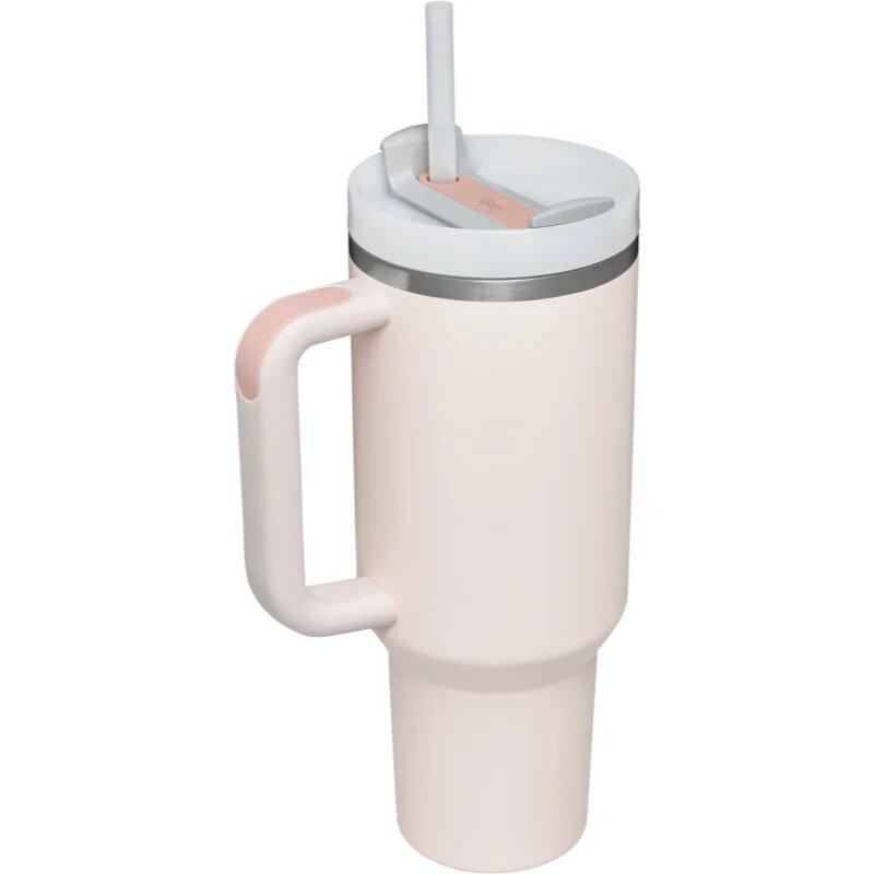 Stanley Quencher H2.O FlowState™ Tumbler lonček iz nerjavečega jekla s slamico velik Rose Quartz 1 kos