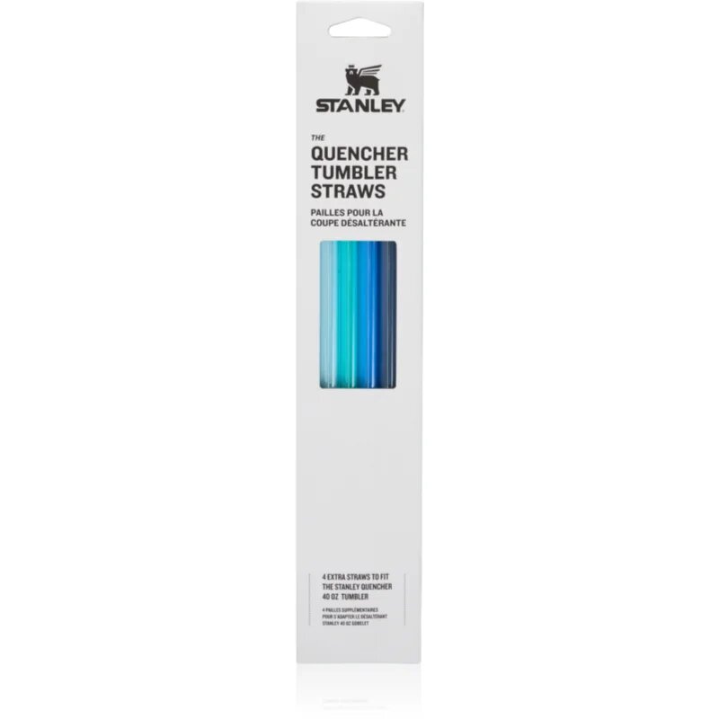 Stanley The Quencher Tumbler Straws nadomestne slamice 1180 ml Blue 4 kos