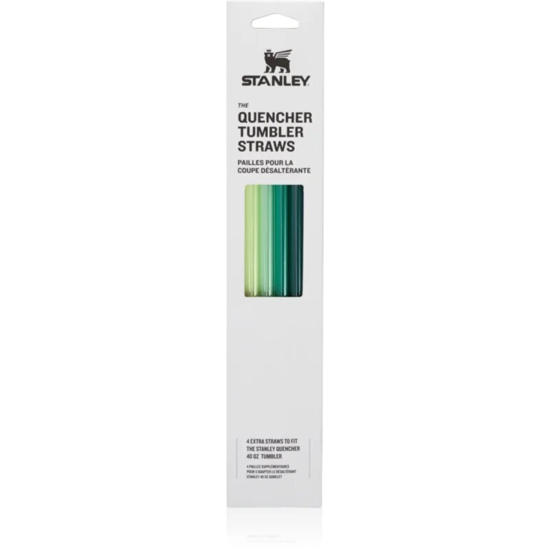 Stanley The Quencher Tumbler Straws nadomestne slamice 1180 ml Green 4 kos