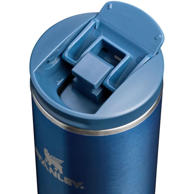 Stanley Transit Fliptop Mug termo lonček majhen Glacial Blue Shine 350 ml
