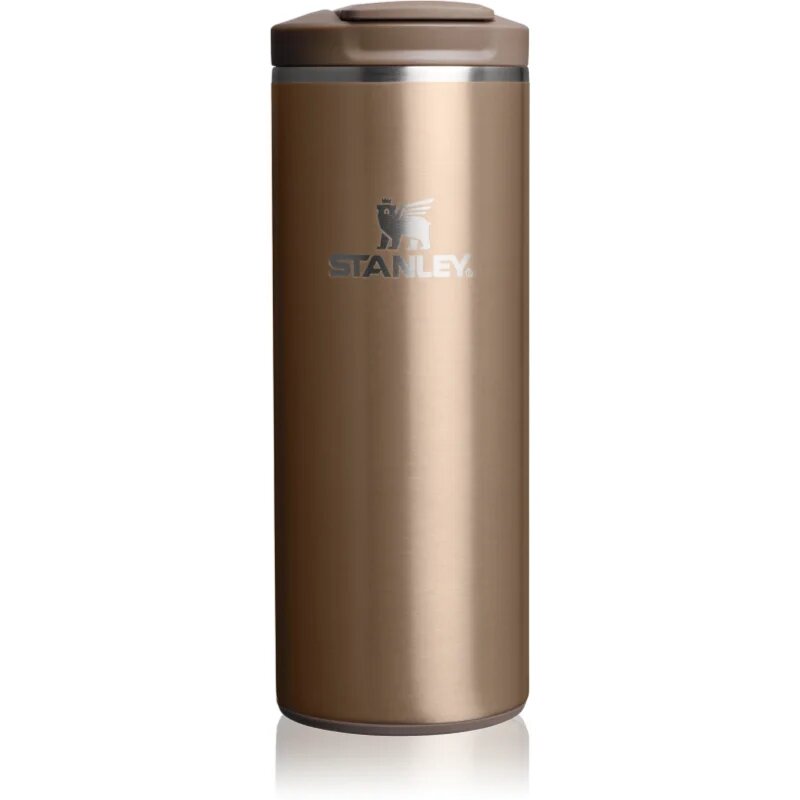 Stanley Transit Fliptop Mug termo lonček majhen Pale Gold Shine 350 ml