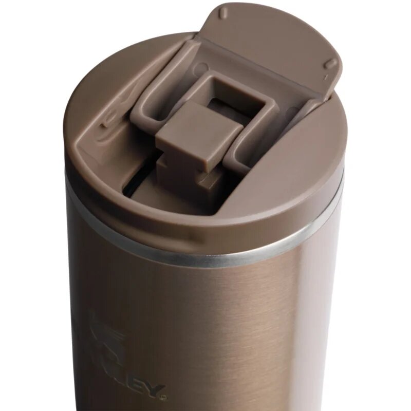 Stanley Transit Fliptop Mug termo lonček majhen Pale Gold Shine 350 ml