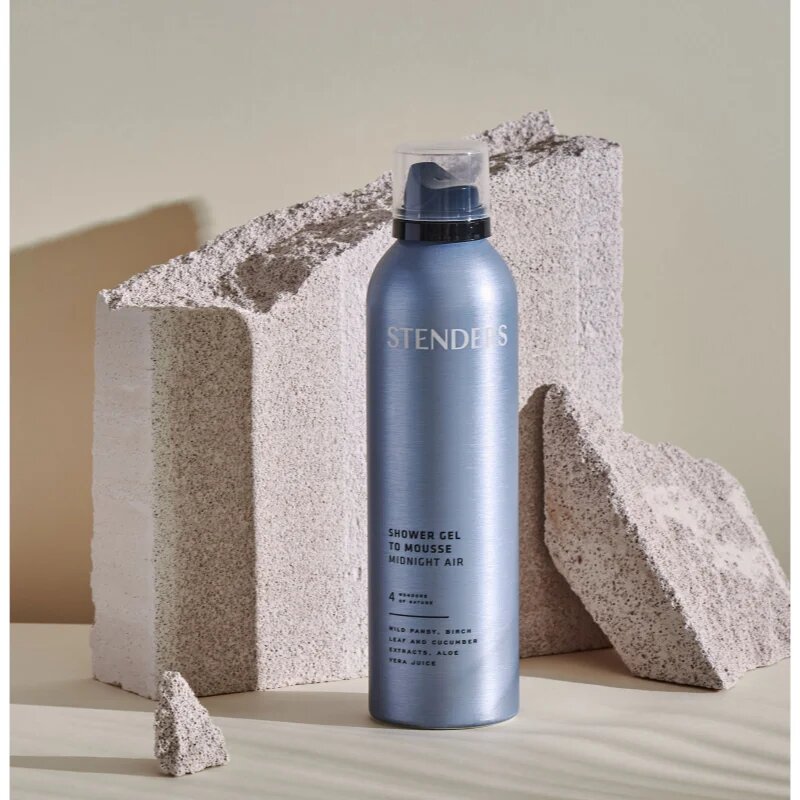 STENDERS Gel to Mousse Midnight Air pena za prhanje z gelasto teksturo 200 ml