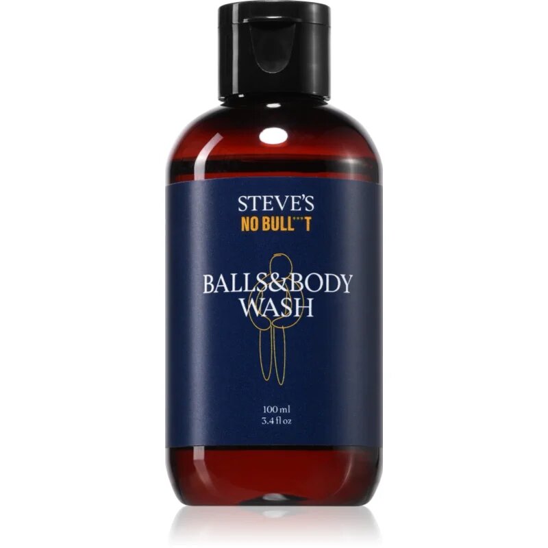 Steve's No Bull***t Balls and Body Wash gel za prhanje za moške za intimne predele 100 ml