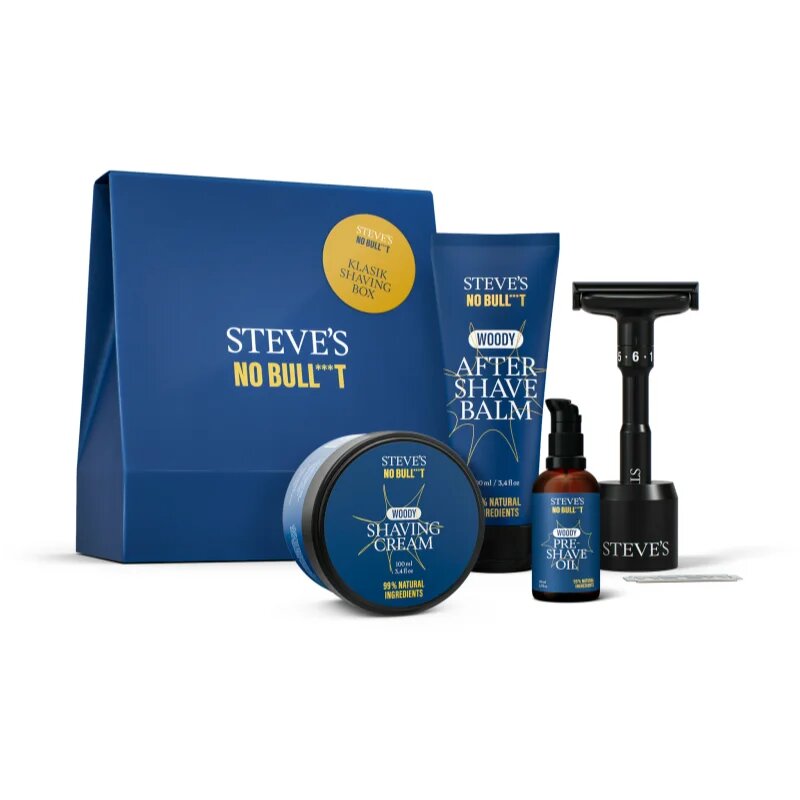 Steve's No Bull***t Ultrabox Classic darilni set za britje