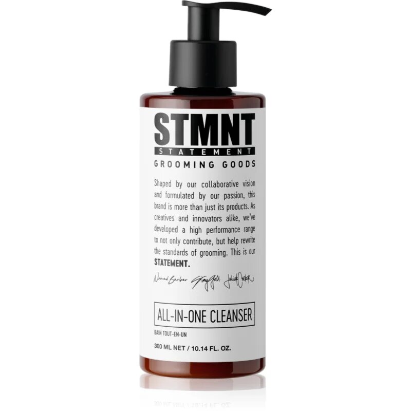 STMNT Care All-In-One Cleanser šampon za lase brado in telo 300 ml