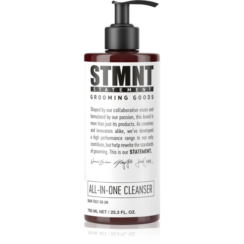 STMNT Care All-In-One Cleanser šampon za lase brado in telo 750 ml