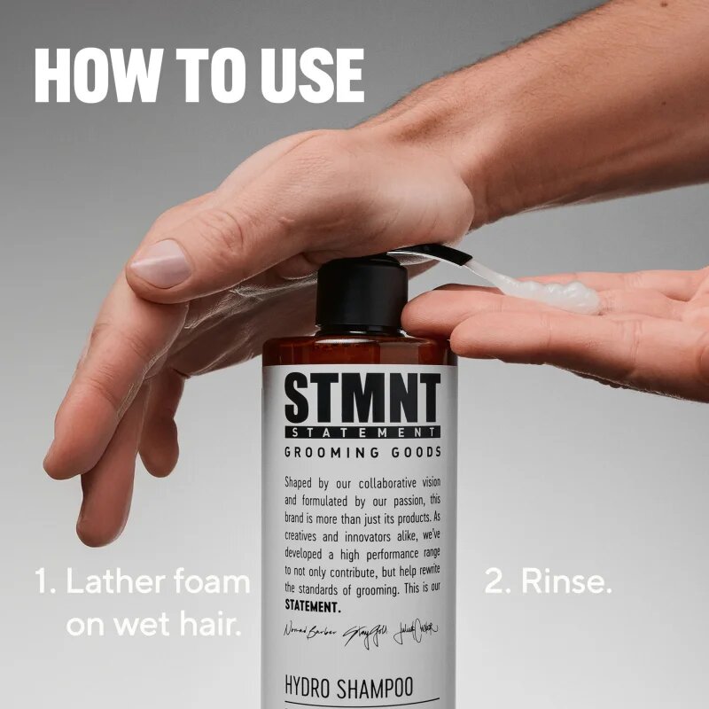 STMNT Care Hydro Shampoo vlažilni šampon za nežno umivanje 300 ml