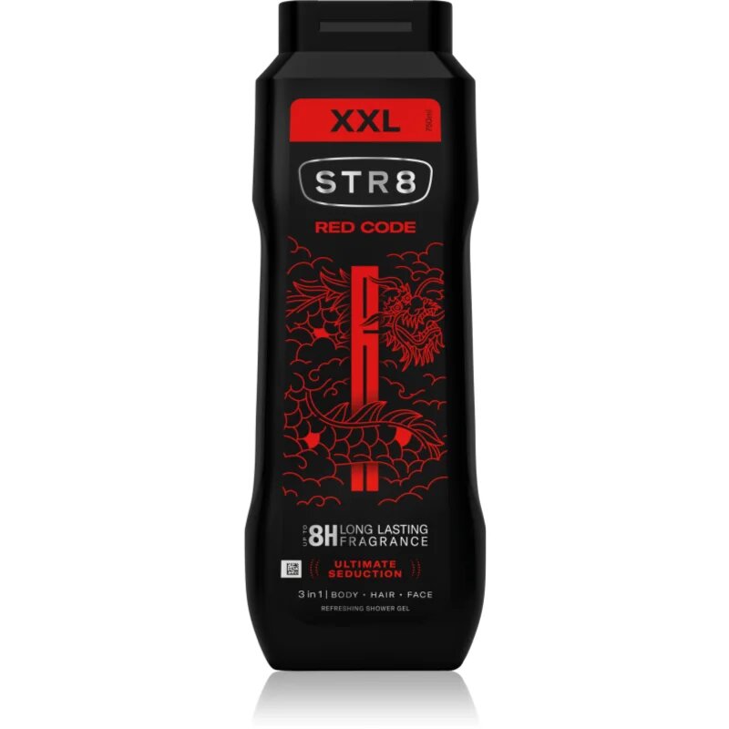 STR8 Red Code Shower Gel gel za prhanje 3v1 za moške 750 ml