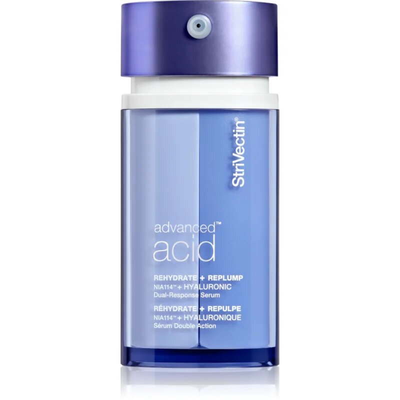 StriVectin Advanced Acid Rehydrate + Replump Hyaluronic Dual Response Serum dvojni serum za vlaženje in učvrstitev kože 30 ml