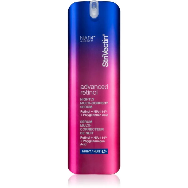 StriVectin Advanced Retinol Nightly Multi-Correct Serum regeneracijski nočni serum z revitalizacijskim učinkom z retinolom 30 ml