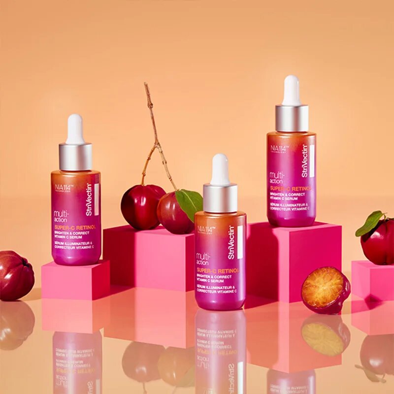StriVectin Multi-Action Super-C Retinol Brighten & Correct Serum posvetlitveni serum z vitaminom C za obnovo površine kože 30 ml