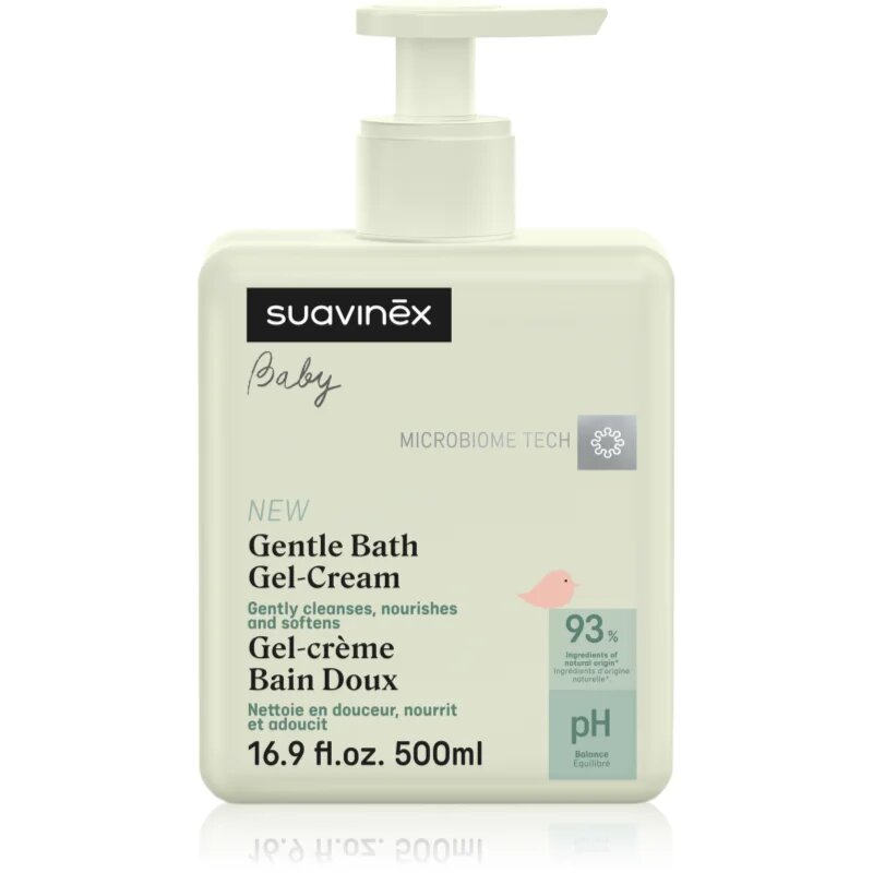 Suavinex Baby Gentle Bath Gel-Cream gel za kopel 500 ml