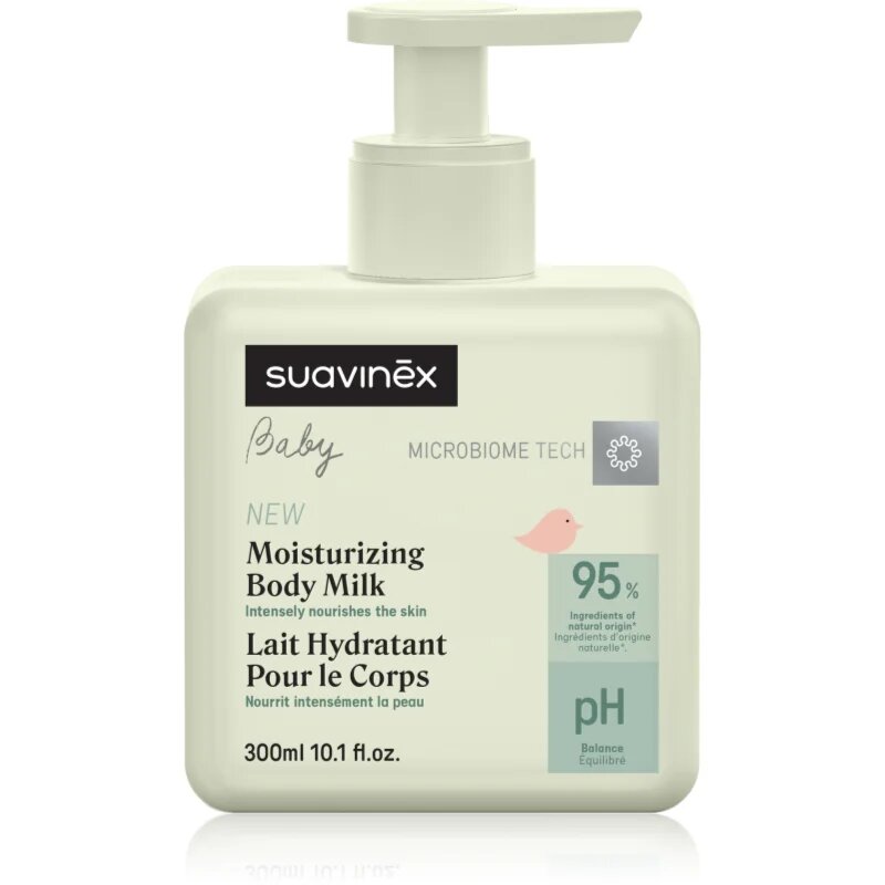 Suavinex Baby Moisturizing Body Milk vlažilni losjon za telo za otroke od rojstva 300 ml