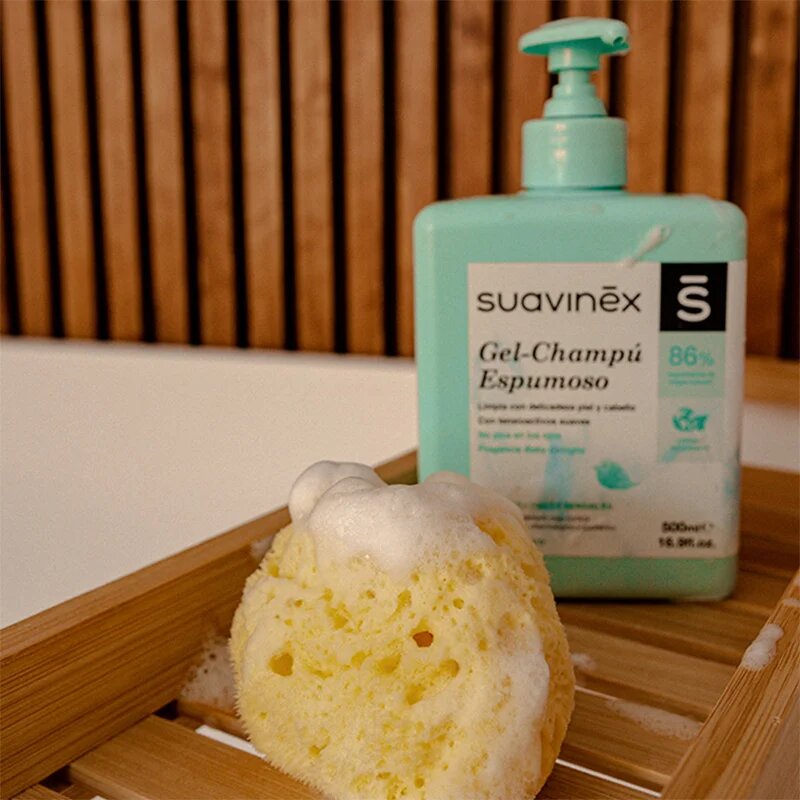 Suavinex Baby Natural Mediterranean Sponge otroška goba za umivanje 1 kos