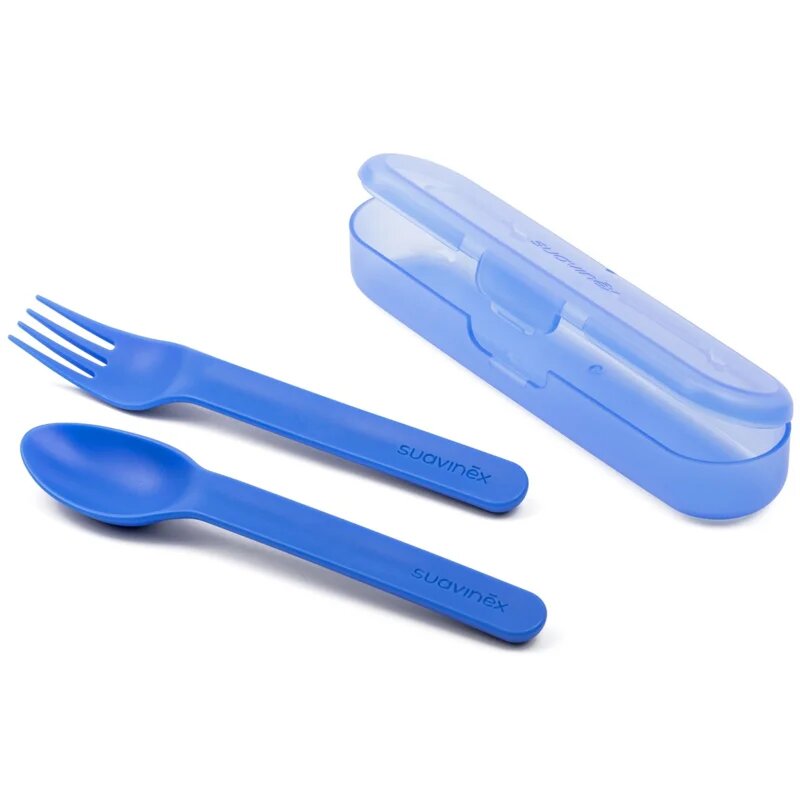 Suavinex Booo pribor Blue 12m+ 1 kos