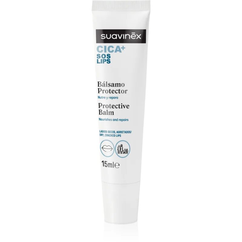 Suavinex CICA Protective Balm zaščitni balzam za ustnice 15 ml