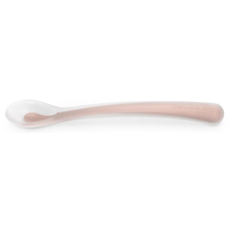 Suavinex Colour Essence Silicone Spoon žlička 4 m+ Marshmallow Nude 1 kos