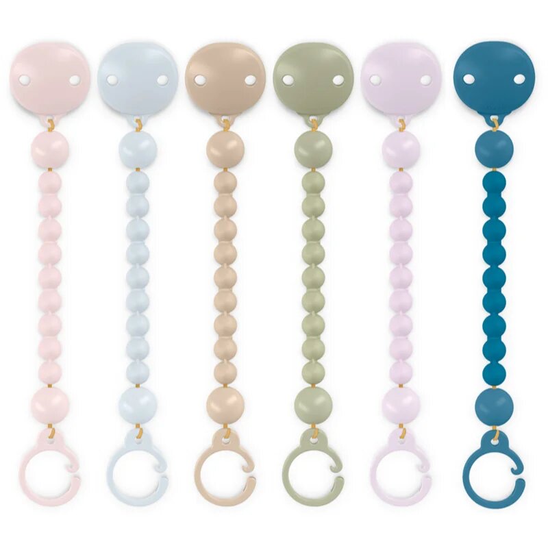 Suavinex Colour Essence Soother Holder držalo za dudo Ocean Blue 1 kos