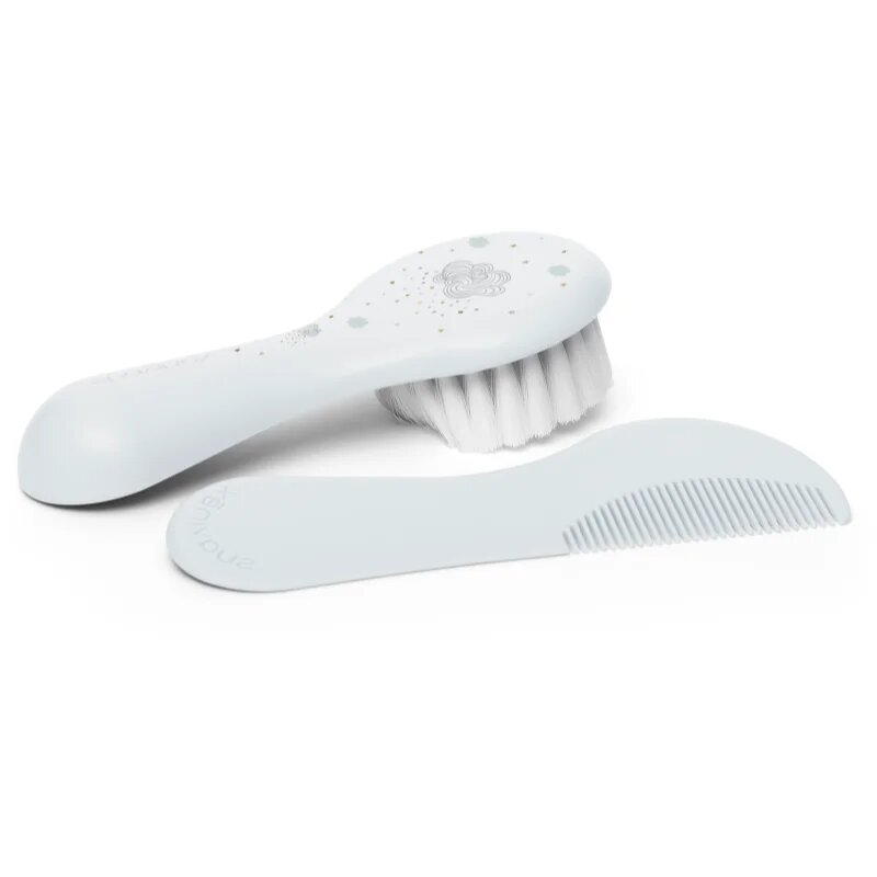 Suavinex Dreams Brush-comb Set set za otroke od rojstva Blue 1 kos