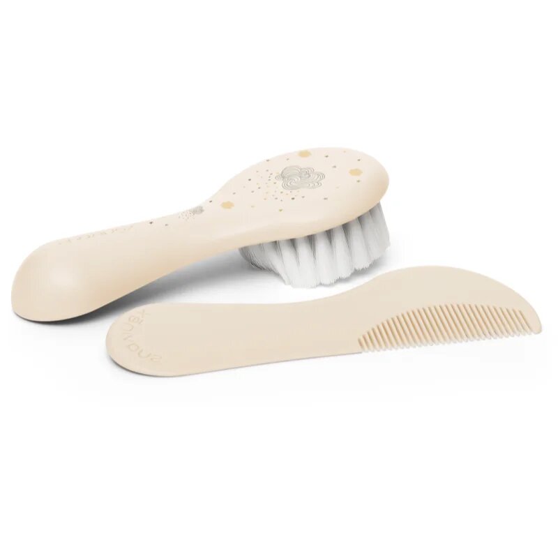 Suavinex Dreams Brush-comb Set set za otroke od rojstva Nude 2 kos
