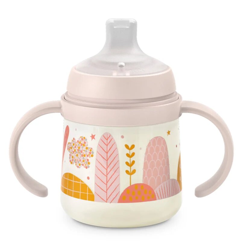 Suavinex Dreams First steklenička za otroke z ročaji Pink 6 m+ 1 kos