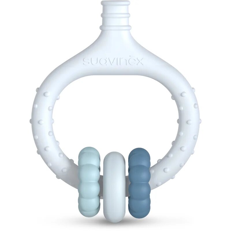 Suavinex Gum Massager grizalo 0 m+ Blue 1 kos
