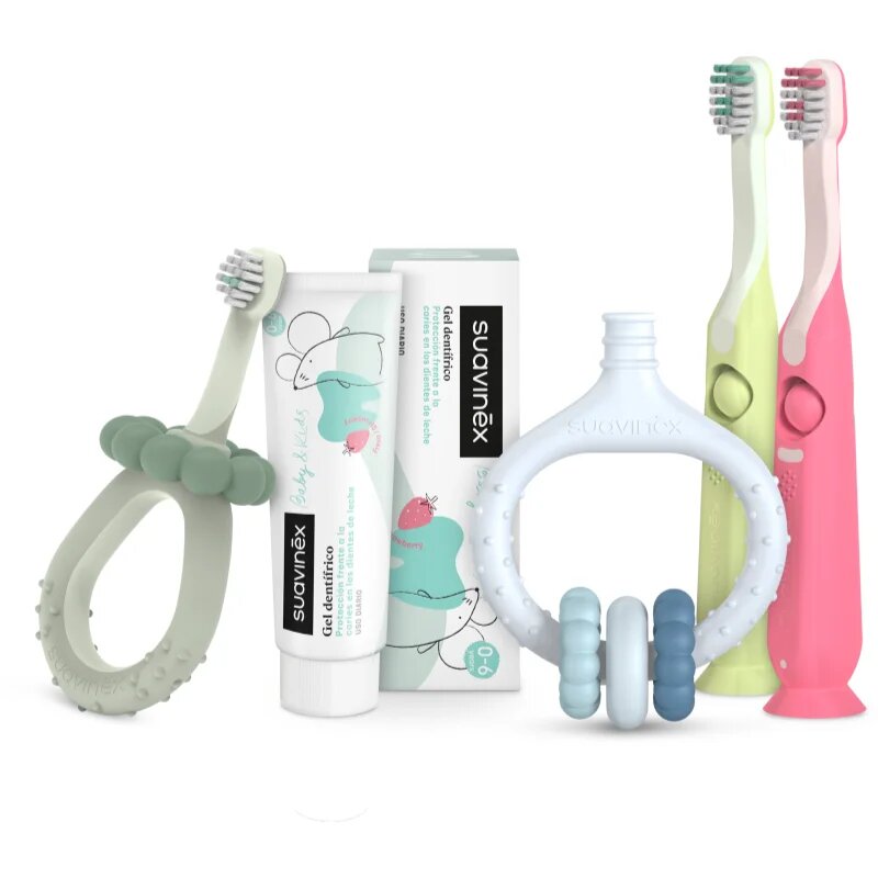 Suavinex Kids 2-6 y+ zobna ščetka za otroke Pink 1 kos