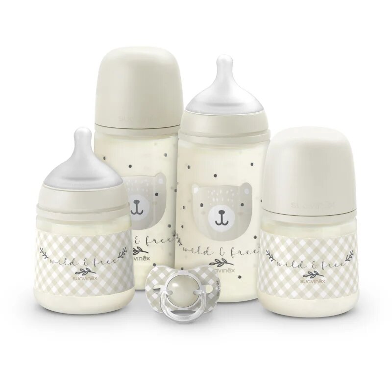 Suavinex Wild & Free Set set za dojenčke 0m+ Beige