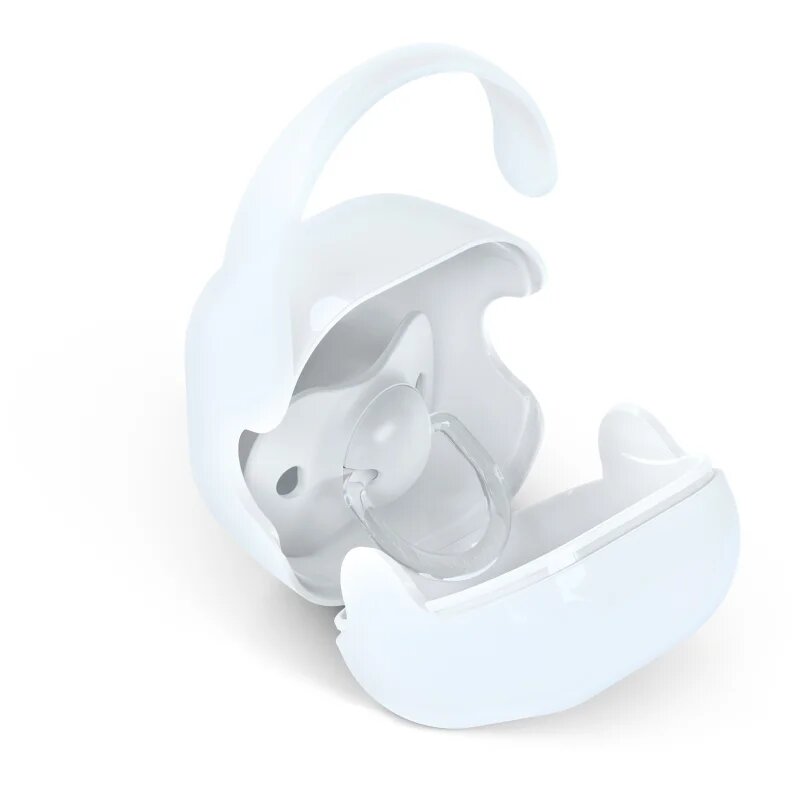 Suavinex Wild & Free Soother Holder škatlica za dudo Blue 1 kos
