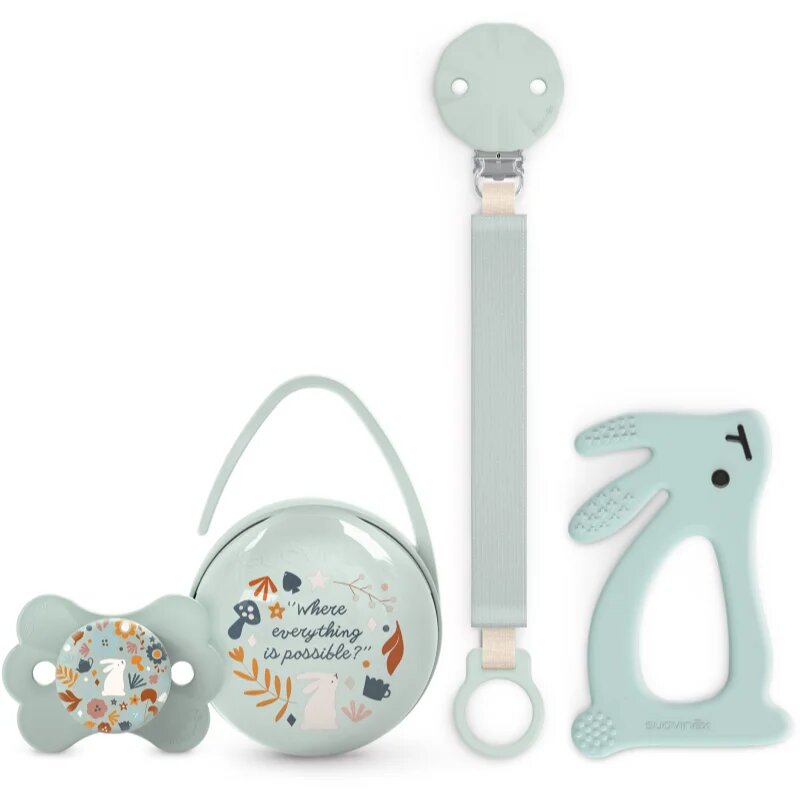 Suavinex Wonderland Gift Set 0-6 m Green darilni set za dojenčke
