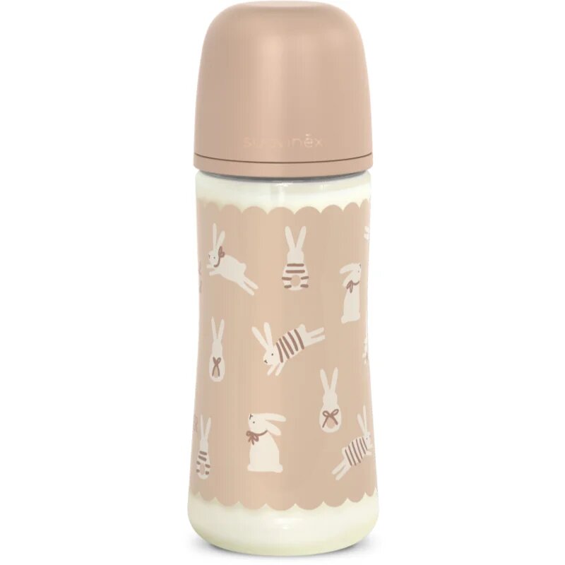 Suavinex Wonderland SX Pro Physiological Anti-Colic steklenička za dojenčke Cream Bunny 360 ml