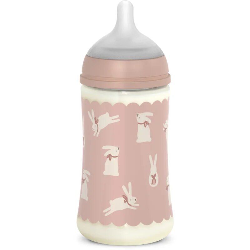 Suavinex Wonderland SX Pro Physiological Anti-Colic steklenička za dojenčke M Medium Flow 3 m+ Pink Bunny 270 ml