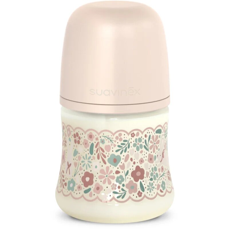 Suavinex Wonderland SX Pro Physiological Anti-Colic steklenička za dojenčke Pink Flower 150 ml