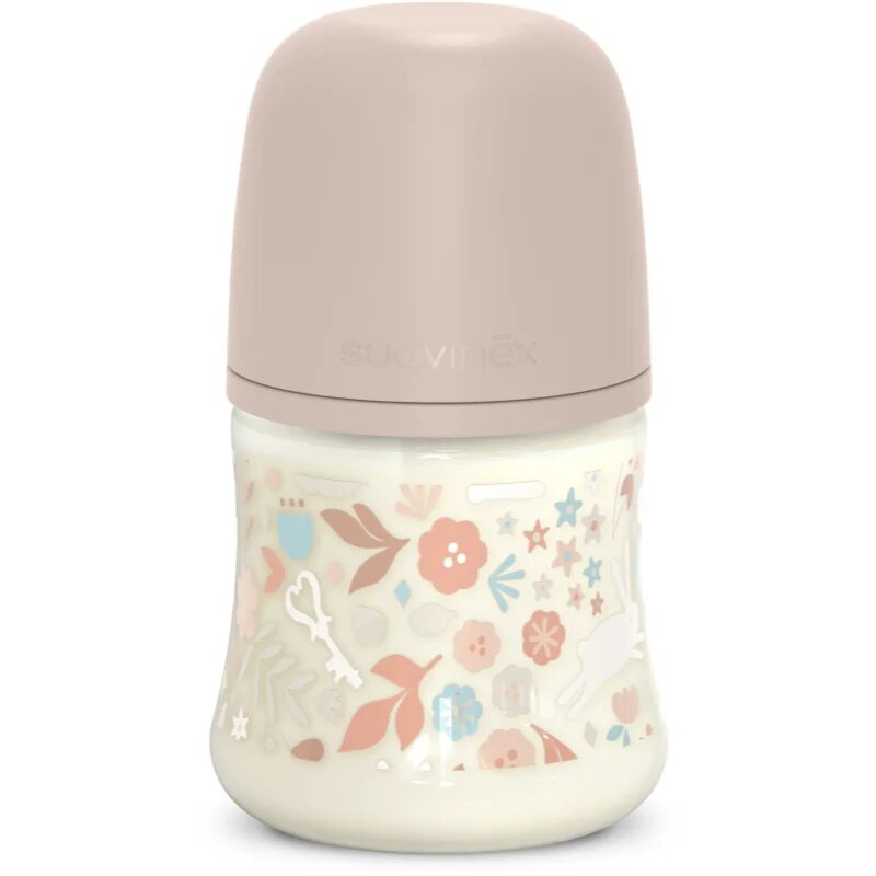 Suavinex Wonderland SX Pro Physiological Anti-Colic steklenička za dojenčke S Slow Flom 0 m+ Liberty Pink 1 kos
