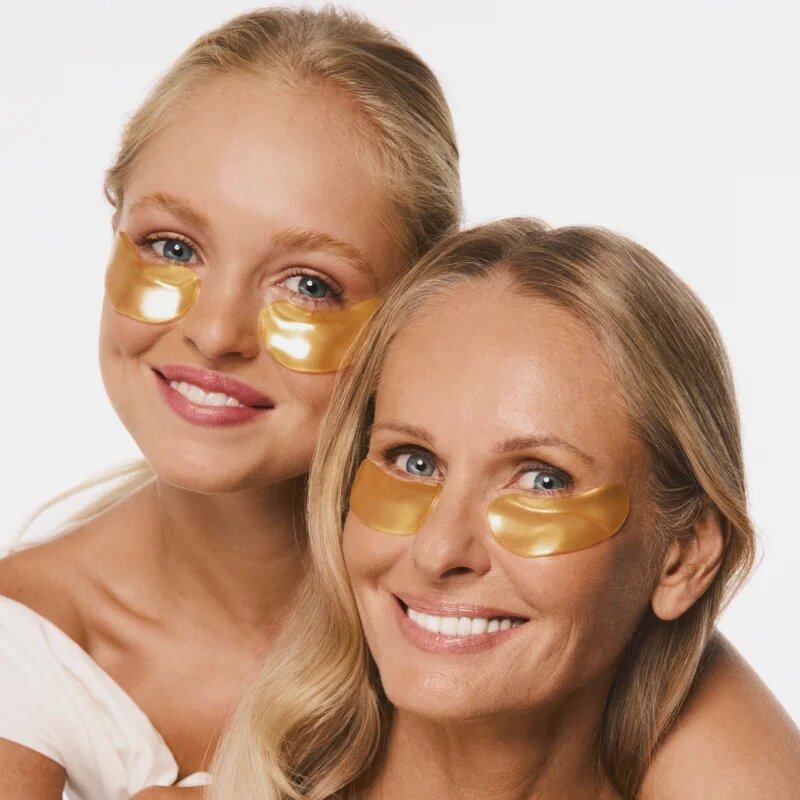 SUNEWMED+ Brightening Collagen Eye Patches gelaste blazinice za predel okoli oči proti staranju s kolagenom 2 kos