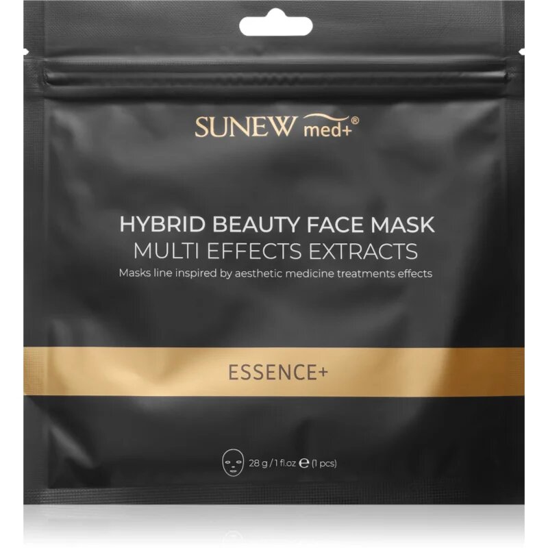 SUNEWMED+ ESSENCE+ Face Sheet Mask with Peptides and Snail Mucin vlažilna tekstilna maska s peptidi 4 kos