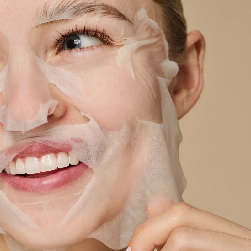 SUNEWMED+ ESSENCE+ Face Sheet Mask with Peptides and Snail Mucin vlažilna tekstilna maska s peptidi 4 kos