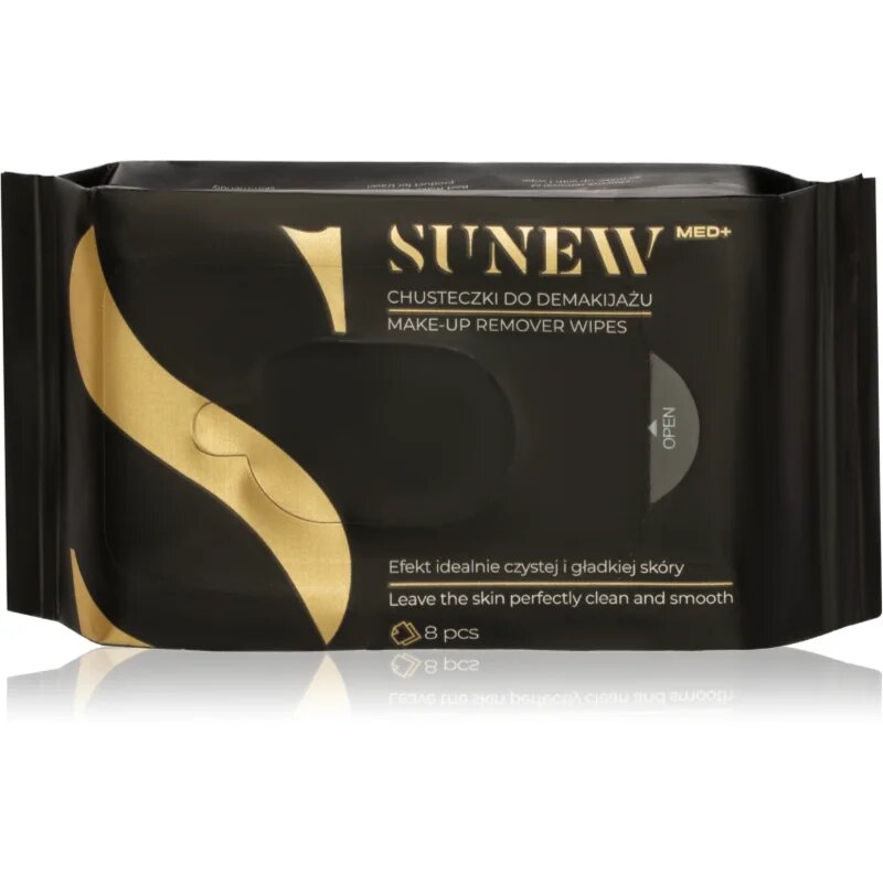 SUNEWMED+ Face and Eye Makeup Remover Wipes robčki za odstranjevanje ličil za obraz in oči 8 kos